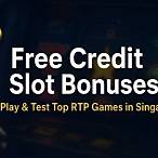 free credit slot singapore